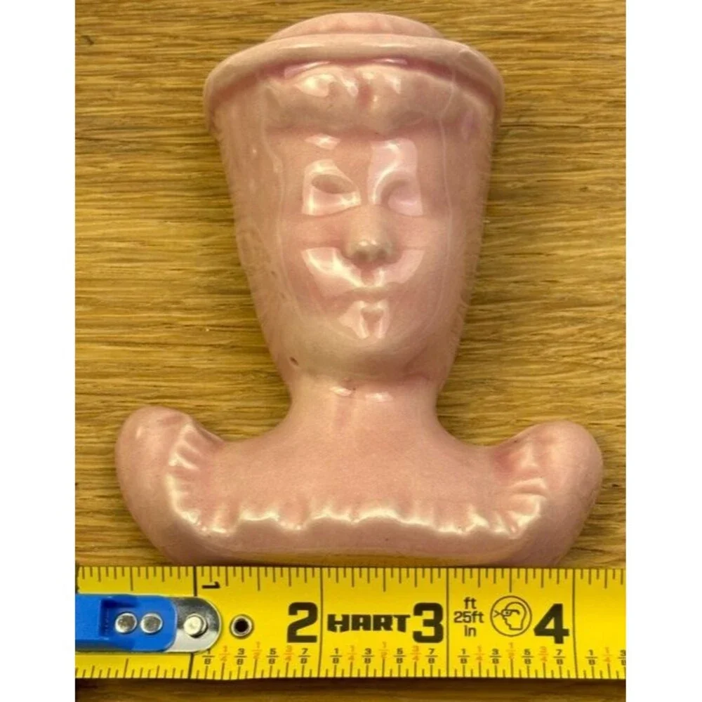 VTG McCoy Southern Belle Pink Wall Pocket Planter Art Pottery USA #2